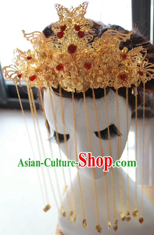 Chinese Traditional Hair Accessories Hair Fascinators Headbands Bridal Headpieces