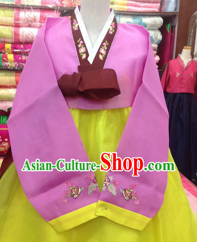 Korean clothing custom made women hanbok Dangui hair accessory costume