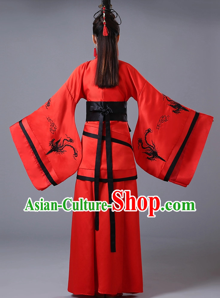 Asian China Traditional Chinese Clothing Hanfu National Costumes