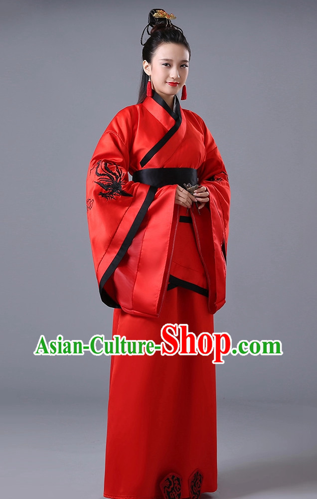 Asian China Traditional Chinese Clothing Hanfu National Costumes