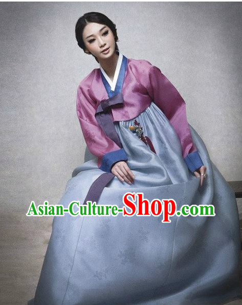Traditional Korean Lady Hanbok Traditional Dresses Complete Set