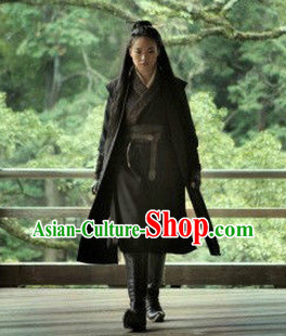 China Ancient Female Killer Film Costumes Complete Set for Women
