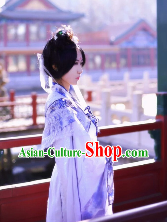 Chinese hanfu ancient costumes cosplay princess empress clothing outfit