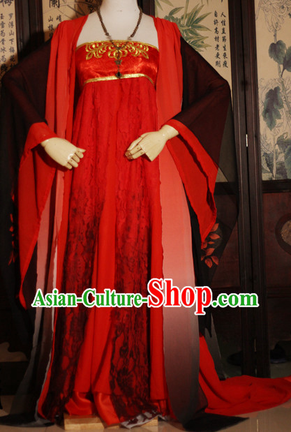 Chinese costumes halloween costume empress emperor hanfu outfit suit