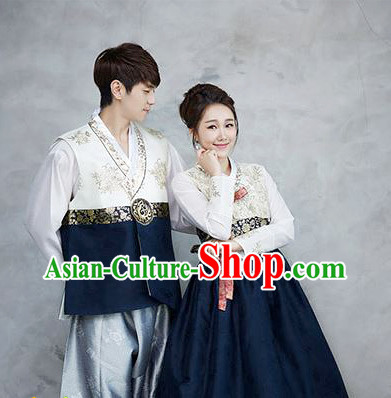 Korean Traditional Hanbok Formal Dresses Special Occasion Dresses for Couple