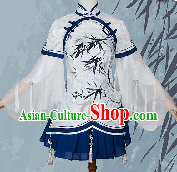 Asian Chinese Fashion Mandarin Collar Princess Halloween Costumes Cosplay Costumes Plus Size