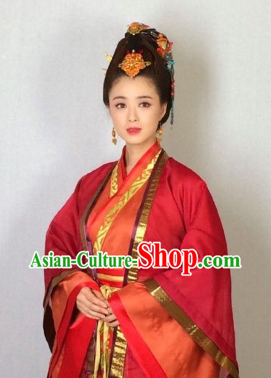 Chinese costumes hanfu costume Chinese traditional dress clothing clothes outfits