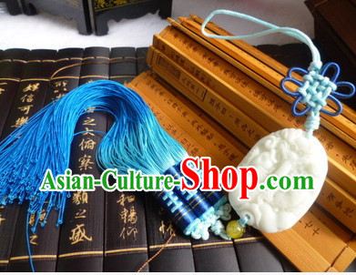 Chinese Traditional Hanfu Accessory Jade Belt Hanging Decoration