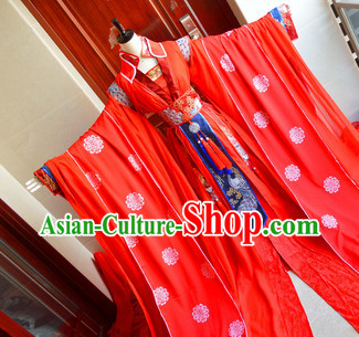 Chinese Traditinoal Empress Wedding Dresses Complete Set