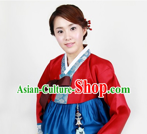 Korean Traditional Clothing Plus Size Clothing Fashion Clothes Complete Set for Ladies