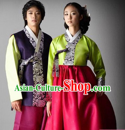 Korean Couple National Costumes Traditional Costumes Hanbok Korea Dress online Shopping