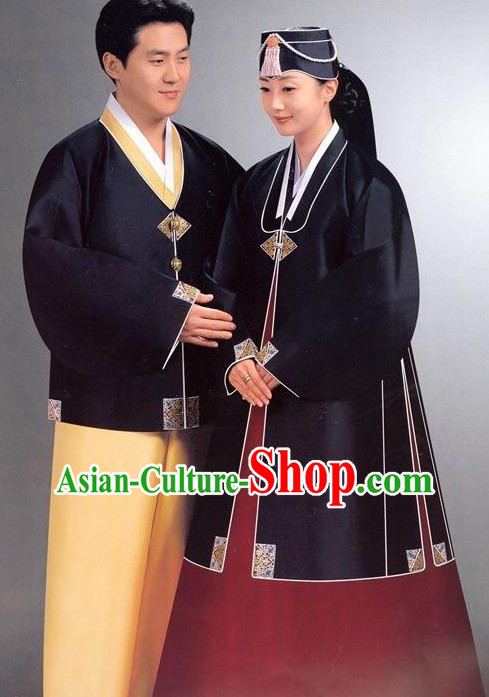 Korean Mand Woman National Costumes Traditional Costumes Hanbok Korea Dress online Shopping