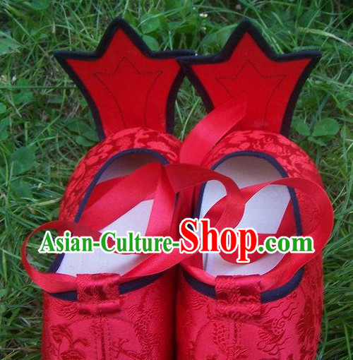 Chinese ancient style hanfu shoes