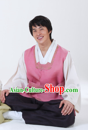 Traditional Korean Fashion Style Husband Clothes Complete Set