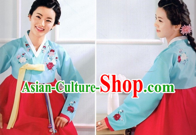 Korean Hanbok Costumes Ladies Fashion Clothes Korean Traditional Dress