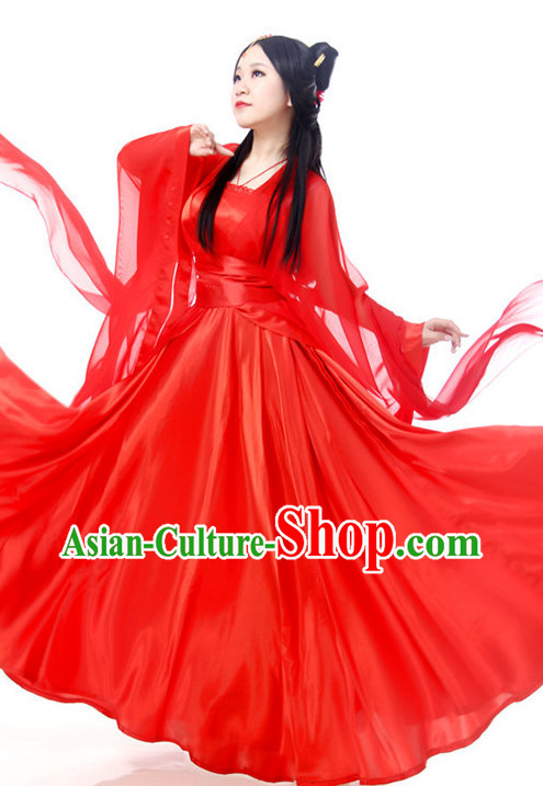 Chinese Costumes Red Hanfu Chinese Traditional Dress for Women