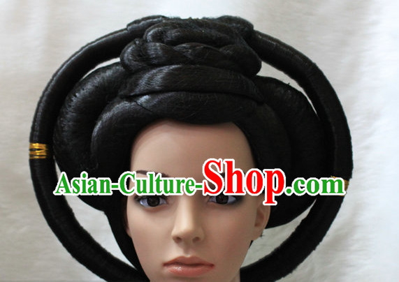 Chinese Classical Empress Black Women Wigs