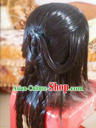 Custom Made According to Your Picture Asian Chinese Ancient Traditional Male Long Wigs