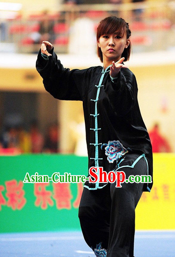 Top Tai Chi Yoga Clothing Yoga Wear Yang Tai Chi Quan Kung Fu Contest Uniforms for Women