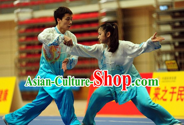 Top Two People Tai Chi Yoga Clothing Yoga Wear Yang Tai Chi Quan Kung Fu Uniforms for Men and Women