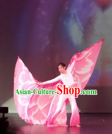 Chinese Butterfly Love Stage Dance Costumes Butterfly Wings Dancing Costumes