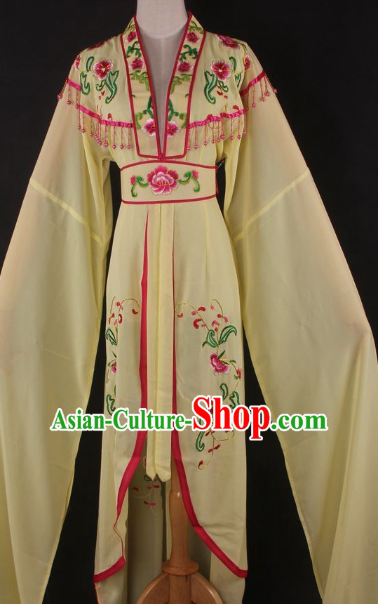 Chinese Culture Chinese Opera Costumes Chinese Cantonese Opera Beijing Opera Costumes Hua Tan Long Sleeves Costumes for Women