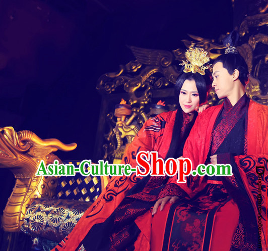 Chinese costumes sexy hanfu ancient princess clothing hair accessories