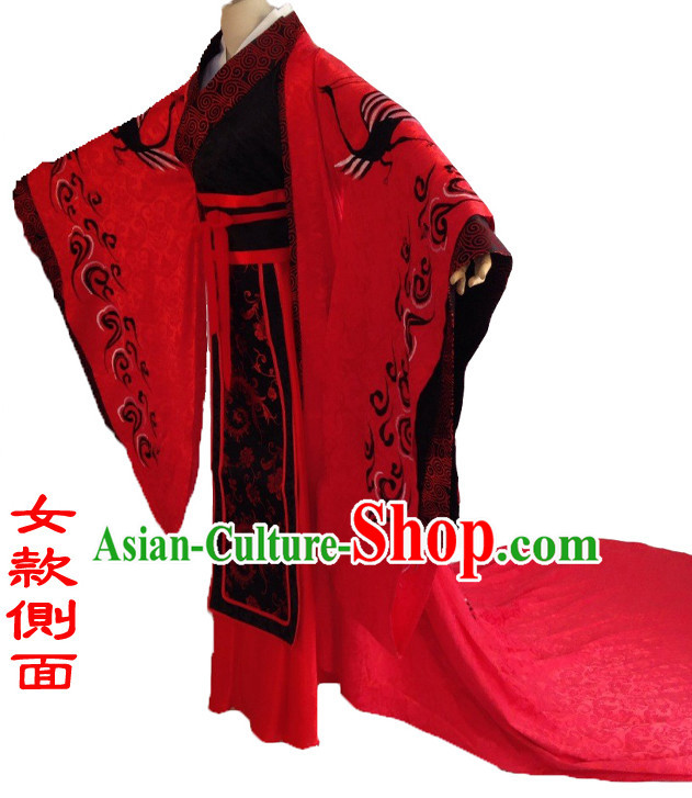 Chinese costumes sexy hanfu ancient princess clothing hair accessories