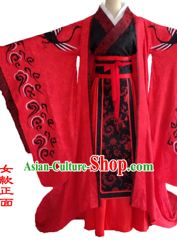 Chinese costumes sexy hanfu ancient princess clothing hair accessories