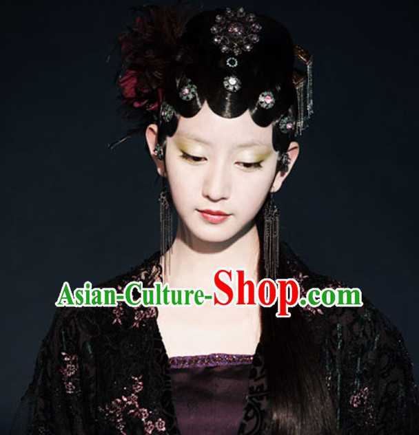 Chinese costumes sexy hanfu ancient princess clothing hair accessories