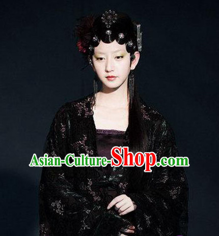 Chinese costumes sexy hanfu ancient princess clothing hair accessories