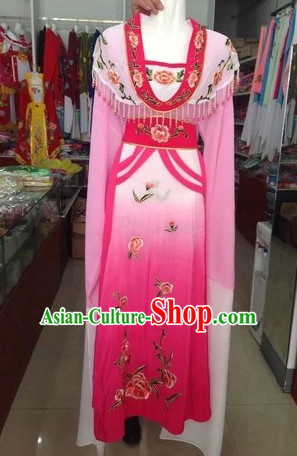Long Sleeve Chinese Opera Hua Dan Costume Complete Set for Women
