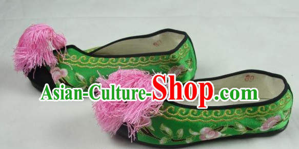 Chinese Beijing Opera Embroidered Shoes for Women