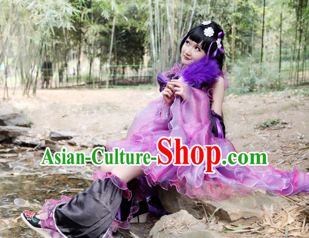 Chinese costumes costume asian fashion oriental clothing wig clothes traditional