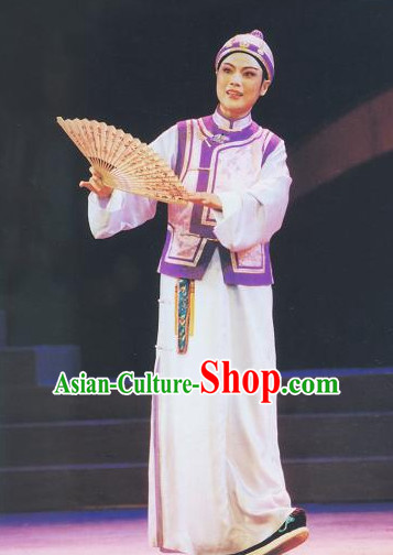Asian Chinese Traditional Dress Theatrical Costumes Ancient Chinese Clothing Landlord Costumes and Hat