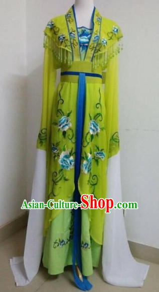 Asian Chinese Traditional Dress Theatrical Costumes Ancient Chinese Clothing Opera Water Sleeves Costumes
