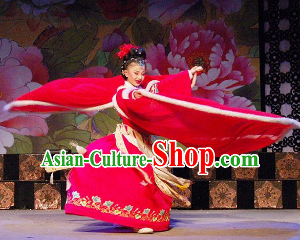 Asian Chinese Traditional Dress Theatrical Costumes Ancient Chinese Clothing Opera Wide Sleeves Classical Costumes