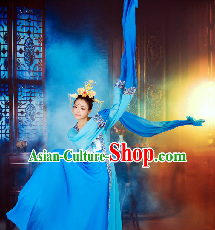 Beautiful Chinese Dance Costumes Zhang Ziyi Water Sleeve Dance