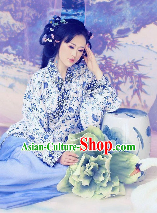 Chinese costumes wedding accessories black wigs Chinese attire opera costume traditional dress classical outfit
