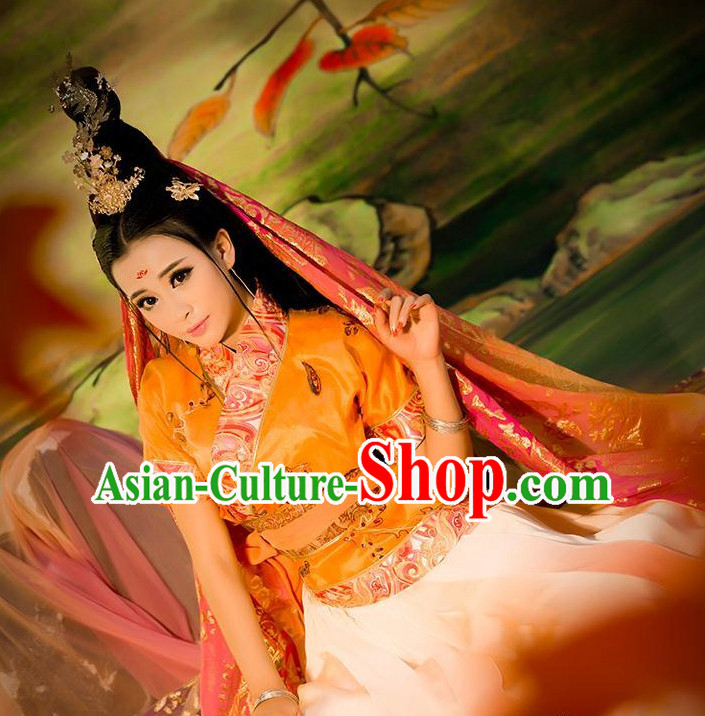 Chinese TV drama costumes long robe series oriental clothing ancient Chinese costumes traditional Chinese dress attire outfits Hanfu han fu