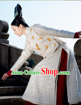 Chinese TV drama costumes long robe series oriental clothing ancient Chinese costumes traditional Chinese dress attire outfits Hanfu han fu