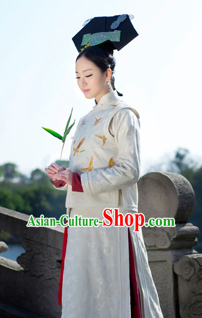 Chinese TV drama costumes long robe series oriental clothing ancient Chinese costumes traditional Chinese dress attire outfits Hanfu han fu