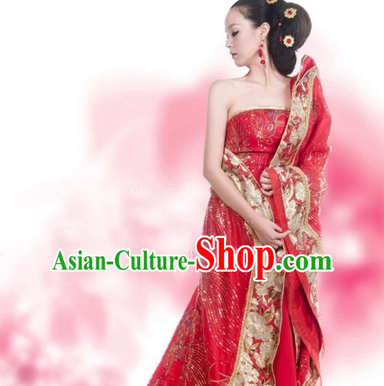 Chinese Hanfu Asian Fashion Plus Size Dresses Traditional Clothing Queen Hanfu Clothing for Ladies