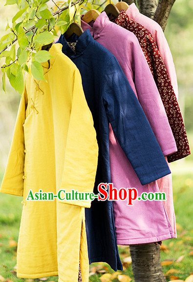 Chinese Traditional Mandarin Long Robe Clothes for Women