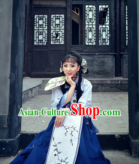 Chinese ancient costumes hanfu han fu Chinese traditional clothing