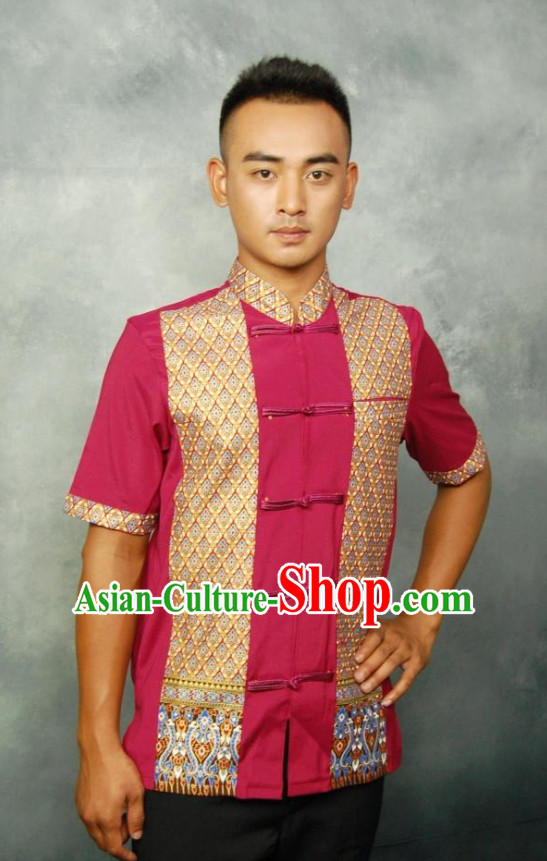 Traditional Thailand Thai Shirt for Men