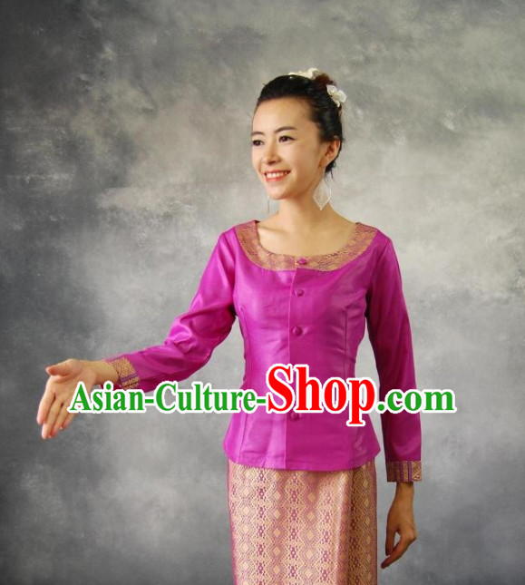 Thailand Traditional Clothes Complete Set for Women