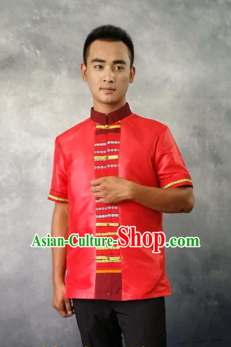 Thailand Fashion Thailand Customs Traditional Shirt for Men