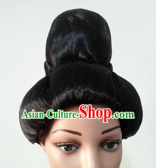 Chinese Classicial Tang Dynasty Lady Hair extensions Wigs Fascinators Toupee Long Wigs Hair Pieces Halloween Wigs