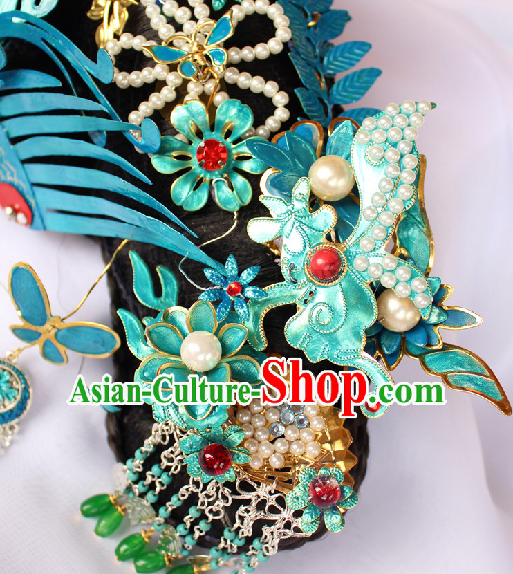 Qing Palace Imperial Empress Phoenix Hair Accessories